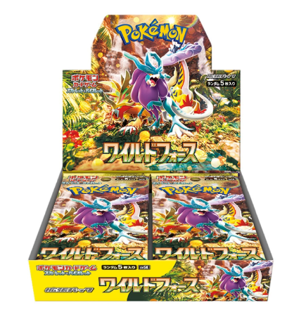 【状態：A-】ポケモンカードゲーム スカーレット&バイオレット 拡張パック「ワイルドフォース」BOX
